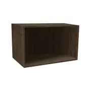 Kaboodle 900-1000mm Walnut Customisable Open Slimline Shelf