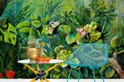 Jungle Butterflies Removable Wall Mural