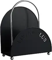 Magazine Rack Standing Magazine Rack Floor Office Desktop Newspaper Stand Creative Brochure Stand Simple Standing Storage Holder for Books, Newspapers, Office, Home Decor Brochure Display Stand(Black)