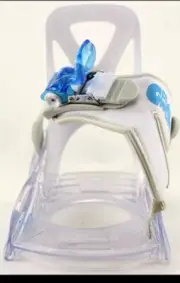 Burton Grom Snowboard Bindings, Kids Youth Size Medium (US 1K - 3K), White New