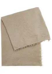 Denis Colomb Fuzzy Feutre Cashmere Scarf - Taupe One Size