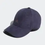 ADIDAS 休閒帽 紫色麂皮質感棒球冒