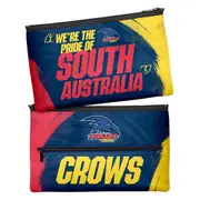 Adelaide Crows AFL Large Neoprene Team Colour and Logo Pencil Case