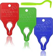 3 Pack Tick Remover Tool Portable with Tick Removal Twister Tweezers - Suitable for Dogs, Animals , and Humans, Safe and Reliable, Highly Effective Tools Pain Free Tick Key kit for Outdoor Living