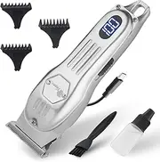 Fagaci Cordless Trimmers for Barbers Extremely Fine Cutting, Zero Gap T-Liners Clippers for Men, Edgers T-Blade Trimmer, T-outliner Trimmer, Professional Hair Trimmer, Electric Beard Trimmer for Men