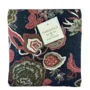 Threshold Studio McGee Table Cloth Blue Floral Plain Weave Cotton 60" x 84"