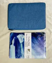 Blue Travel Case Set MacBook New PRO 13" A2251 A2289 A1706 A1708 A1989 A2159