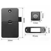 Cabinet Lock Fingerprint Cabinet Lock Keyless Lock Easy Installation