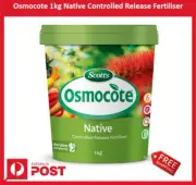 New Scotts Osmocote 1kg Native Controlled Release Fertiliser + Free Shipping