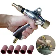 Handheld Box Sandblast Gun Air Sand Blasting + 5 Ceramic Nozzles for Sandblaster
