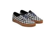 Mens Vans Authentic Checkerboard Black/ White Lace Up Shoes
