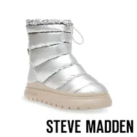 在飛比找Yahoo奇摩購物中心優惠-STEVE MADDEN-ICELAND 壓線厚底太空靴-銀