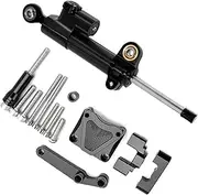 WILRAY CNC Aluminum Motorcycle Adjustable Steering Stabilize Damper Bracket Mount for K&awasaki for Ninja 300 EX300 2013 2014 2015 2016