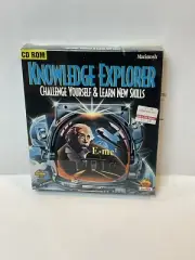 Old School Macintosh Knowledge Explorer Apple Big Box NOS Sealed