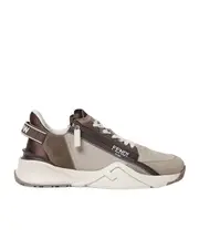 Fendi Flow Lace-Up Sneakers UK6.5,UK9,UK7.5,UK10,UK8,UK11,UK7,UK5.5,UK12,UK8.5,UK9.5,UK6,UK5 light brown