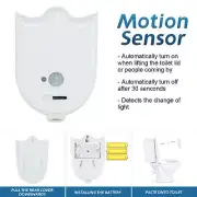 Toilet Night Light | 5 Brightness Levels LED Motion Activated Toilet Lid Light