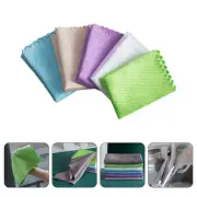 5 Sheets Sponges for Dishes Fish Scale Cloth Glassware Clean Towels