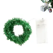 Christmas Garland String Lights 20 LED Hanging Lights for Xmas Tree Party Decoration-Green
