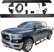 BJOHQ Electric Running Boards Compatible for Dodge RAM 2500 2019-2025, SUV, Off-Road & Pickup Trucks - Retractable Truck Steps & Nerf Bars