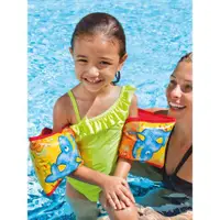 在飛比找ETMall東森購物網優惠-INTEX兒童充氣手臂圈寶寶浮力水袖初學游泳裝備浮漂神器加厚