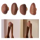 Wooden hook Wall-mounted cabinet knob Hat rack Towel hook Bedroom