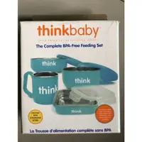 在飛比找蝦皮購物優惠-全新 thinkbaby不鏽鋼餐具組