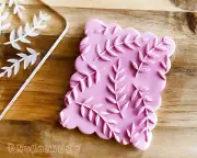 Nature Leaves Trees Branch - Embosser Stamp for cookies, Cake Decorating