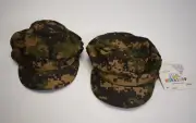 2 Pack Build A Bear BAB Camo Hat Green for Plush Stuffed Animal Bear NWT