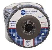50 Pack 4.5” x 7/8" Professional 60 Grit Zirconia Flap Disc Grinding Wheels T27