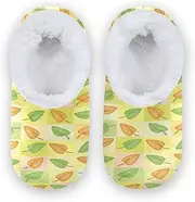 [Caihoyu] Kids Girls Boys Closed Back House Slippers Coral Fleece Anti-Slip Rubber Sole Spa Slippers House Shoes Indoor Outdoor Winter Bedroom