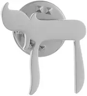[LLYANZ] Stainless Steel Judaism Hebrew Chai Pins for Mens Religious Lucky Symbol Brooch