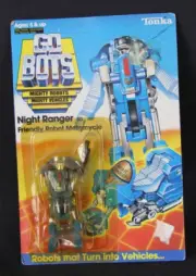 Night Ranger Friendly Robot Motorcycle Gobots 30 1984 Tonka Action Figure MOC