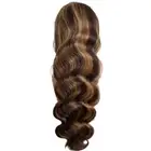HIGHLIGHT 22" 13X4 RAW INDIAN BODY WAVE FRONTAL WIG