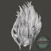 Demon Queen fantasy dungeons dragons custom head for 4" 6" 7" action figures