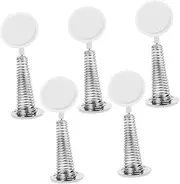 STOBOK 2sets Spring Base Dashboard Toy for Dancing Doll Shaking Head Doll Bases Multi-use 5pcs*2