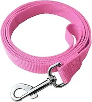 Jackpet 6ft 10ft 30ft Black Long Line Training Dog Leash,for Large,Medium and Small Dogs,Long Dog Lead,for Training,Backyard,Camping,or Play,Great for Parks and Fetch (6FT, Pink)
