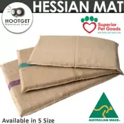 Superior Pet Goods Foam Puppy Dog Bed Crate Kennel Mat Futon Hessian Jute 5 Size
