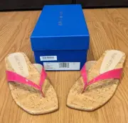 NIB Stuart Weitzman Aldona Sandals Thing Flip-Flop Pink Dust-Bag Spain - 8