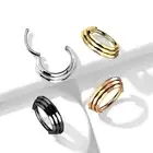 Piercing Nose Ear Titanium - Creole 3 Ranks To Facets