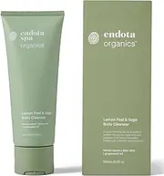 endota Organics Lemon Peel & Sage Body Cleanser 180 ml, an energising all-over body wash enriched with lemon peel and sage.
