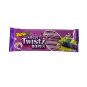 Zappo Sour Twistz Ropes Grape 50g
