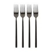 Argon Tableware Stainless Steel Dinner Forks - 19.5cm - Pack of 4
