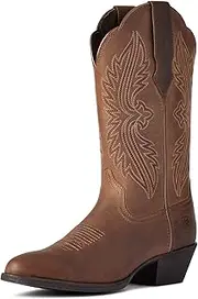 [ARIAT] Heritage Round Toe StretchFit Western Boot
