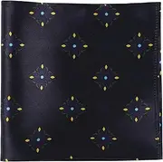 MANSPHIL Patterned 100% Silk Pocket Square for Men, Floral Geometric Dots Paisley Printed Handkerchiefs