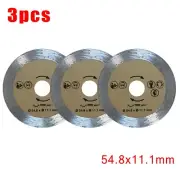 Working Cutting Disc 3pcs Mini Circular Saw Disc 54.8x11.1mm High Quality