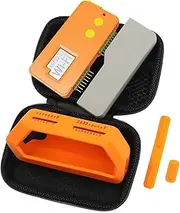 HCJYC 3 in 1 Protective Case Set for Flipper Zero & Wi-Fi Dev Board V1 ESP32-S2, Accessories Compatible with Flipper Zero & WiFi Dev Board - Orange with Black Carry Bag
