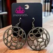 Watch Oval Me Earrings by Paparazzi Jewelry