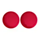 Replacement Lid for Pyrex 7-CUP Storage Cover 7.5" Bowl 7402-PC RED (2-Pack)