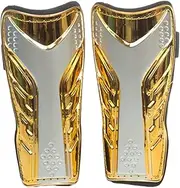リキシマウケ Elastic Band Soccer Shin Guards 1 Pair Football Pads with Reinforced Straps Flexible Stable for Improved Shock Resistance