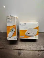 AT&T Digital Answering Machine System And Phone With Time Day Stamp